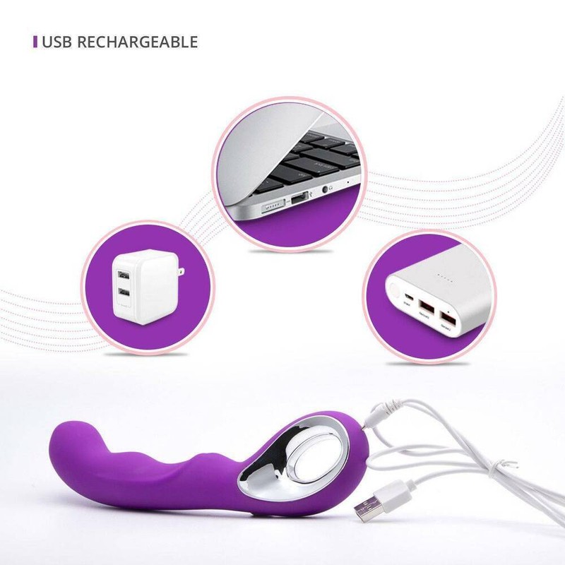 10 Modes Vibrator G-Spot Multispeed Massager Dildo with Handle Adult Sex Toys US gallery