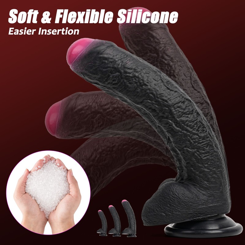 Silicone Realistic Huge Dildo Suction Cup Anal Vagina Sex-Toys for Women New gallery