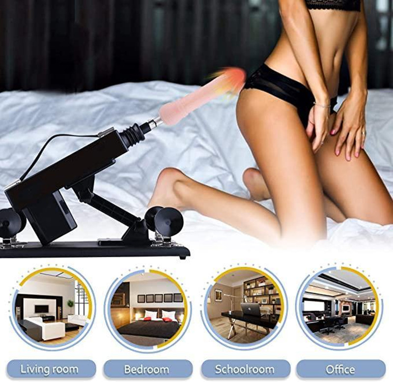 Powerful Love Sex Machine with 2 Extension Rod&Realistic toy gallery