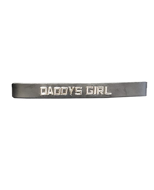 Spartacus DADDYS GIRL Leather Collar - Black gallery