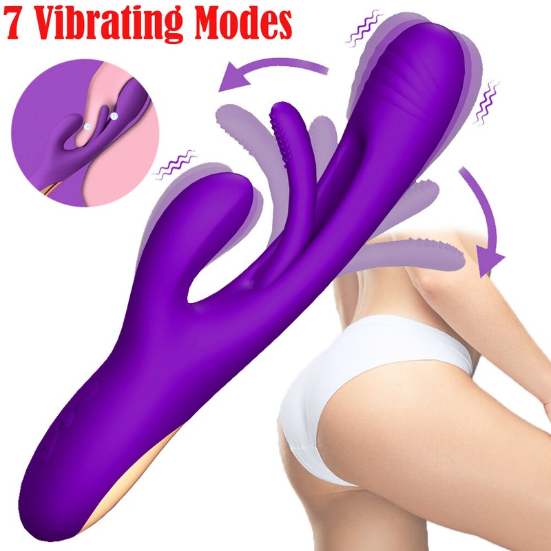 Vibrator Dildo Tapping G Spot Flapping Rabbit Vibrator Sex Toys for Women Couple