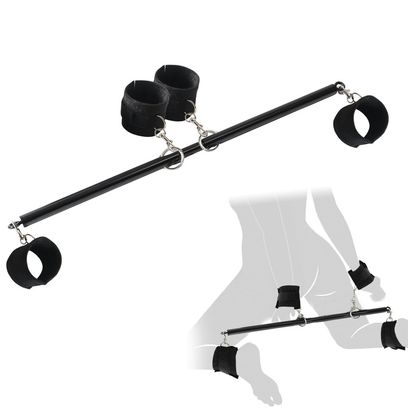 Spreader Bar Adjustable Handcuffs & Ankle Cuffs BDSM Bondages Restraints Sex Toy