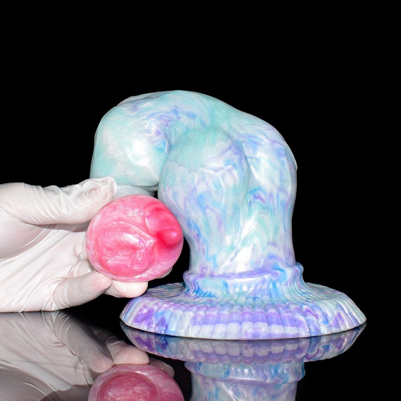 Huge Knot Dildo Fantasy Penis Anal Plug with Suction Cup Big Butt Plug Sex Toys gallery