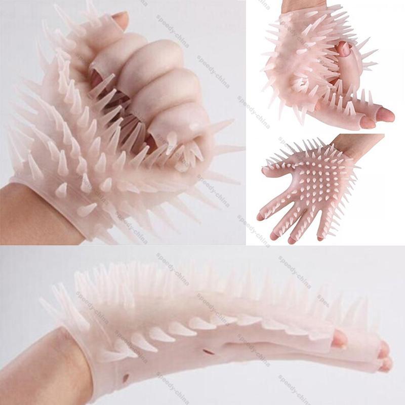 Spike Gloves Adult Games Sex Toys For Couple Male/Female Masturbation Stimulate