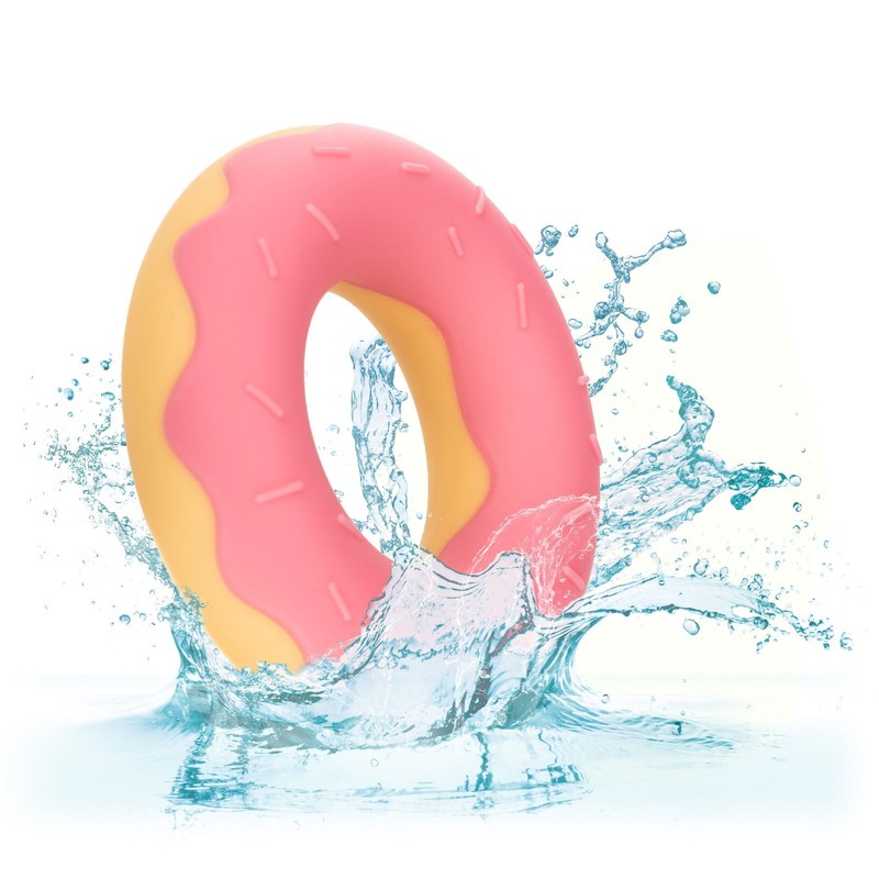 Cal Exotics Naughty Bits Dickin' Donuts Silicone Donut Cock Ring - Pink gallery
