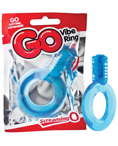 Screaming O Go Vibe Vibrating Penis Cock Ring Erection Sex Enhancement – Blue