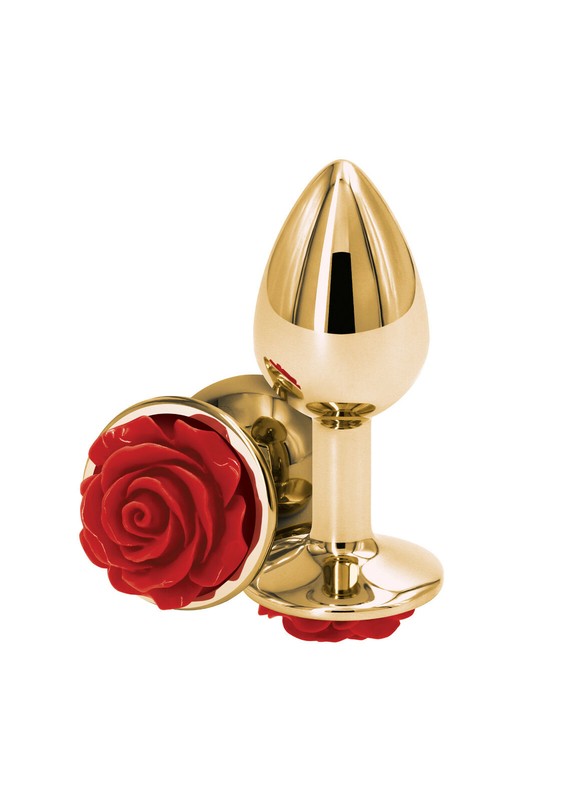 NS Novelties Rear Assets Plug Anale Alluminio Red Rosa Buttplug Small Medium Toy