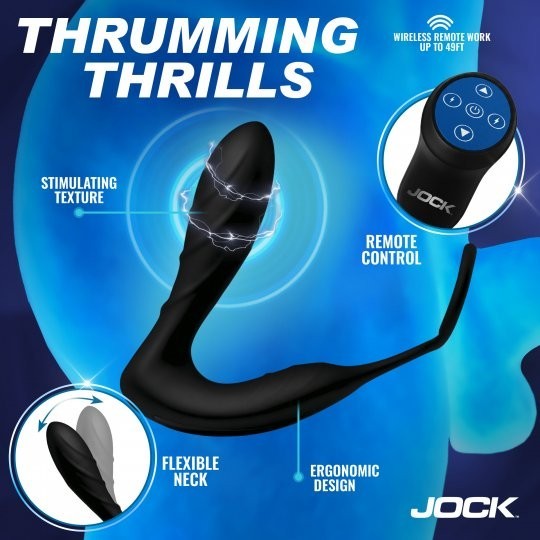 shockwave e - stim anal plug w/c- ring