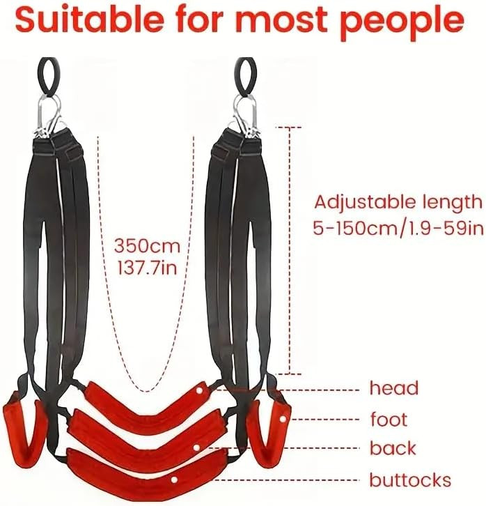 360 Spinning Sex Swing Sling Swivel Position Aid for Couples Adult BDSM Sex Toys gallery