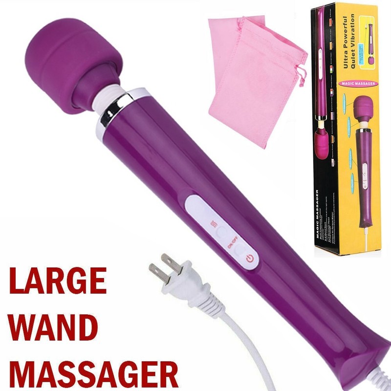 Multi-Speed Vibrating Powerful Handheld Massager Wand Personal Full Body Therapy gallery