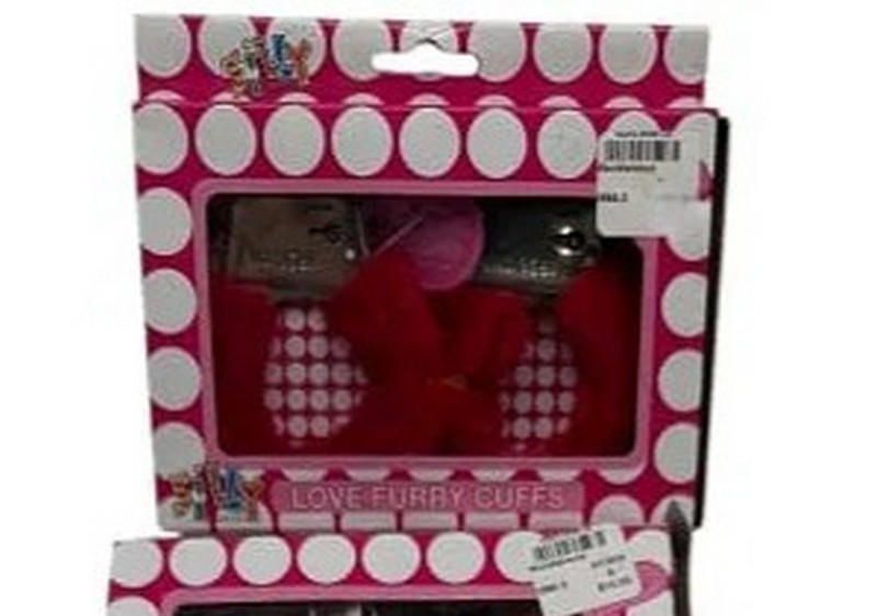 BRAND NEW IN BOX RED FUR COVERED FURRY LOVE HANDCUFFS CUFFS SEXY PLAY TOY HOT!