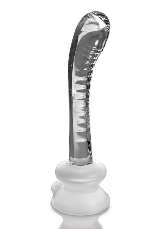 Icicles Hand Blown Glass Massager Bendable G-Spot Wand