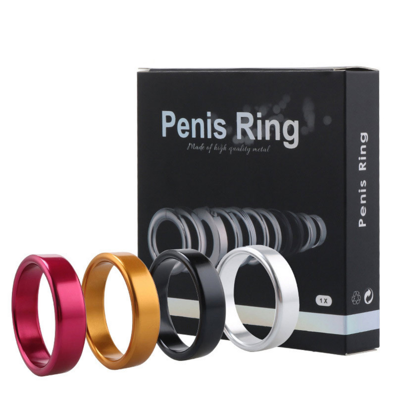 Male Penis Ring Stainless Steel Cock Ring Male Sex Toys For Stronger Erection gallery