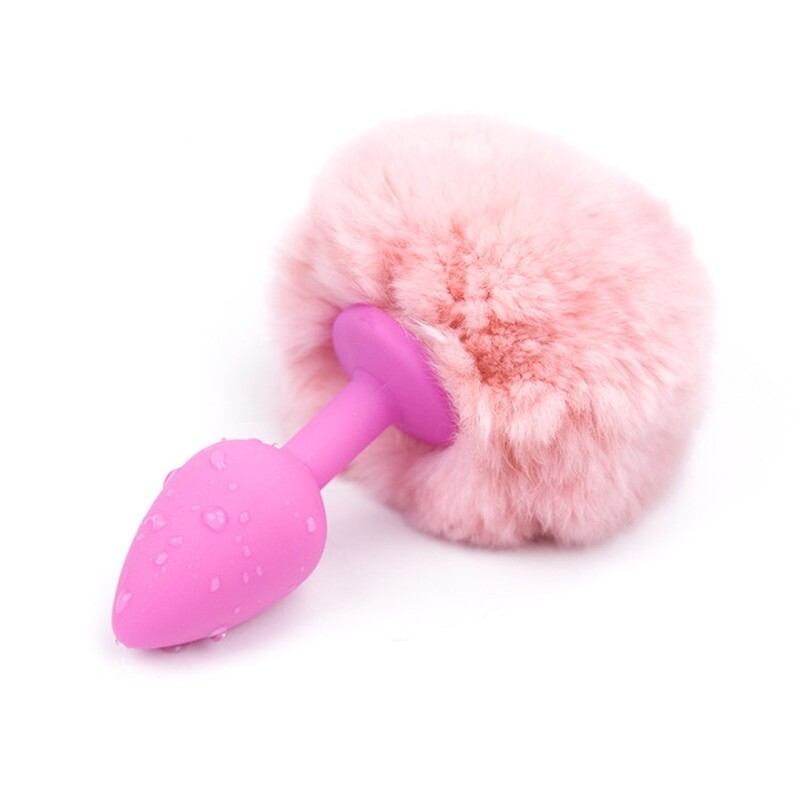 Bunny Tail Anal Butt Plug Rabbit Small Cosplay Fantasy Furry Sex Toy for Women#