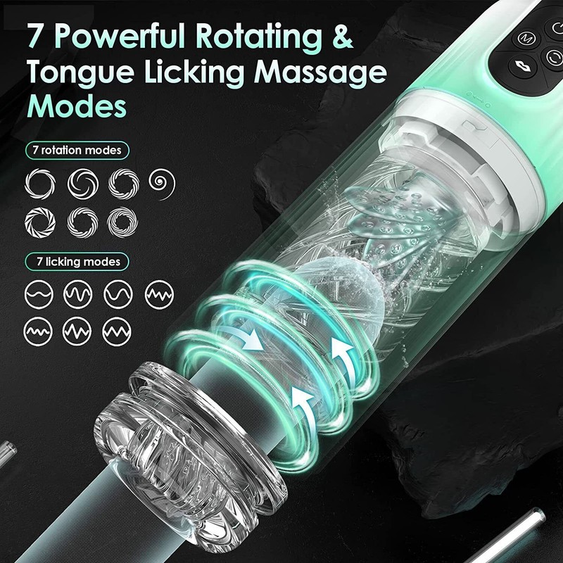 Automatic Male Masturbator Sucking Rotating Penis Pump Pocket Pussy Men Sex Toys gallery