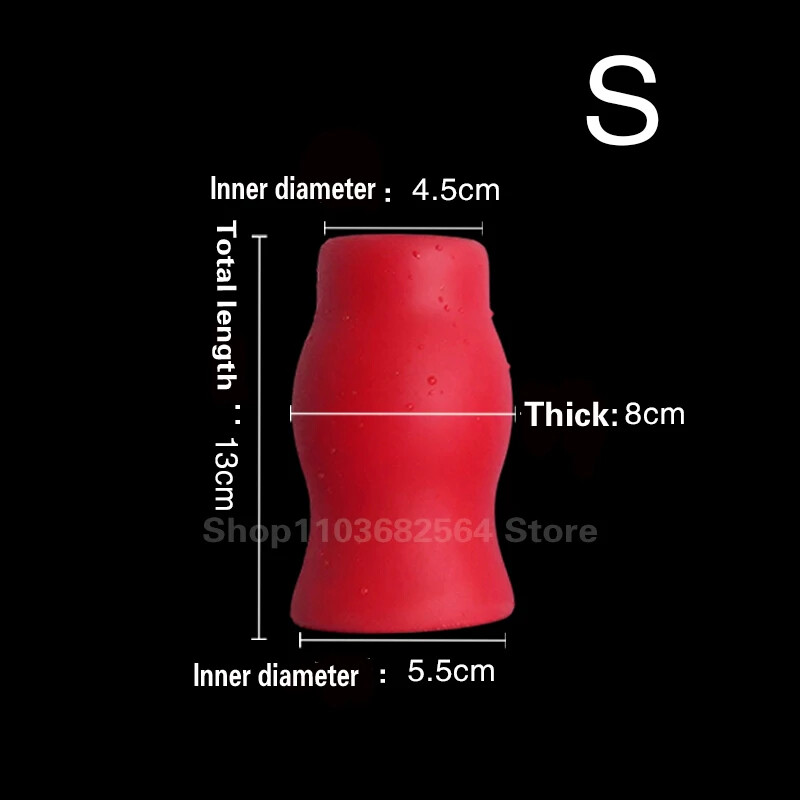 NEW 8/9/10cm Anal Plug Soft Silicone Butt Plug Anal Dilatation Prostate Massage