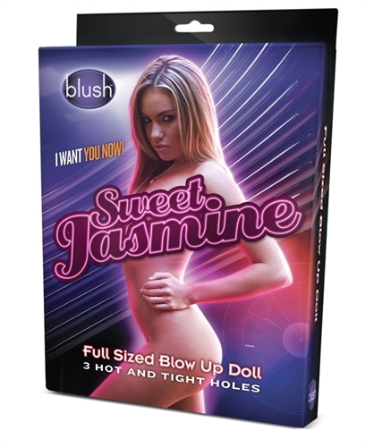 Sweet Jasmine Full Sized Blow Up Love Doll 3 Entry Holes