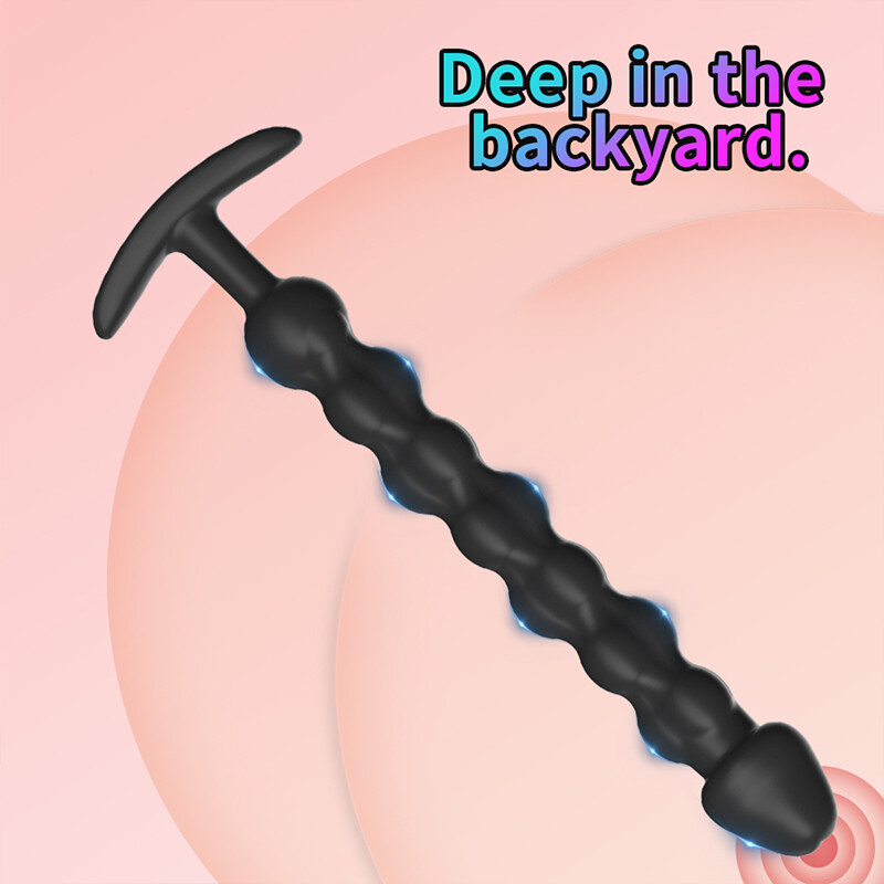 3size Large Ribbed Anal Dildo Butt Plug Anal Stretcher Dilator Expending Sex Toy gallery