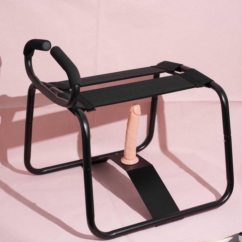 Sex Chair Sex Furniture BDSM Love Seat with Dildo Blindfold for Couples Sex Toys gallery