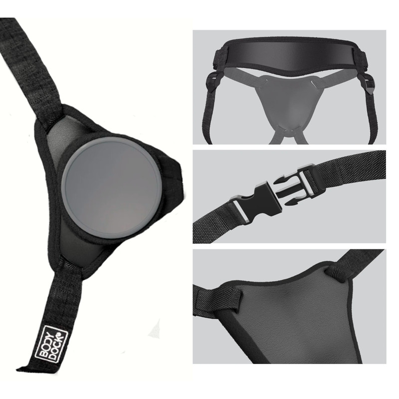 Universal Harness System Powerful Suction Strap-on Play Sex Toy for Couples gallery
