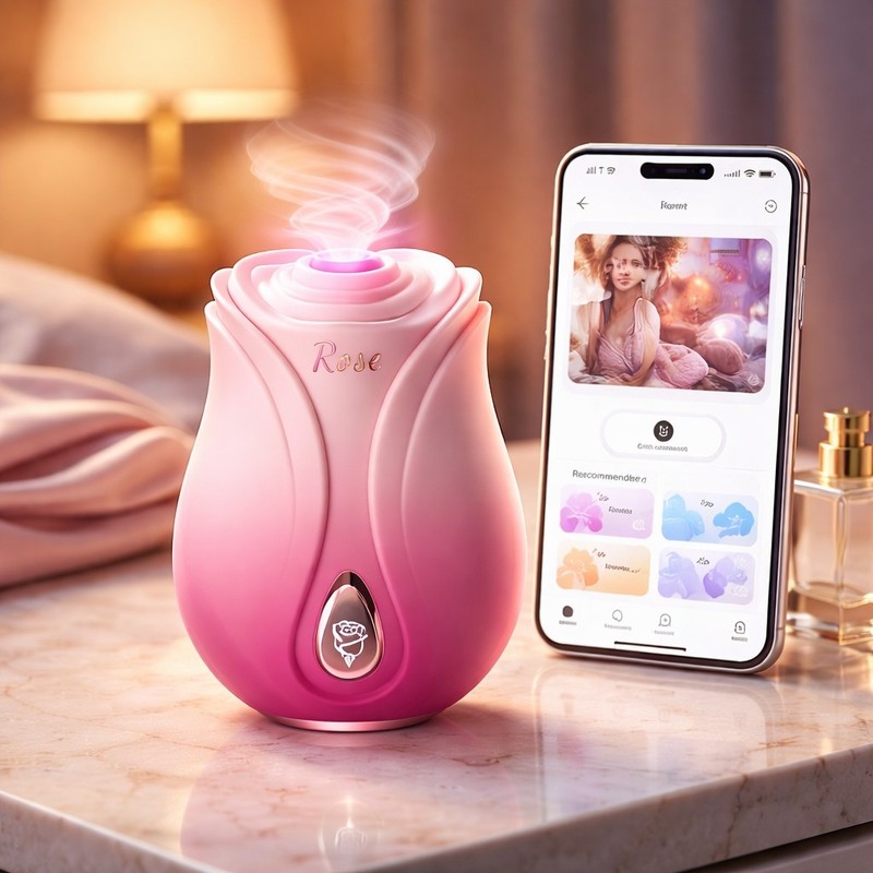 MOOLIGIRL Rose Toy Sex Toys Vibrator – AI App Rose Sex Toy for Adult Women