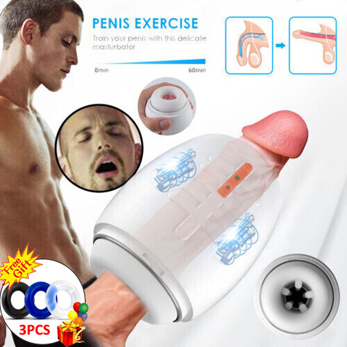 Automatic Stroker Pussy Male Masturbaters Cup Sex Machine Blowjob for Men Toy