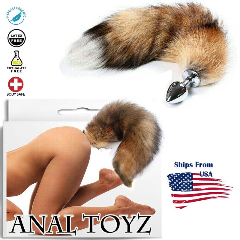 Small Fox Tail Butt Plug Anal Plug Fantasy Cosplay Game Furry Sex Toy for Women