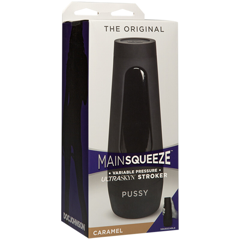 Main Squeeze - Original Pussy Stroker Caramel Variable Pressure male masturbator