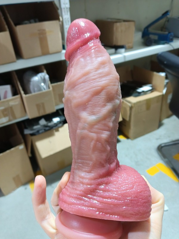 Liquid Silicone Realistic Huge Dildo Cock Thick Dong Suction Cup Women Sex Toys gallery