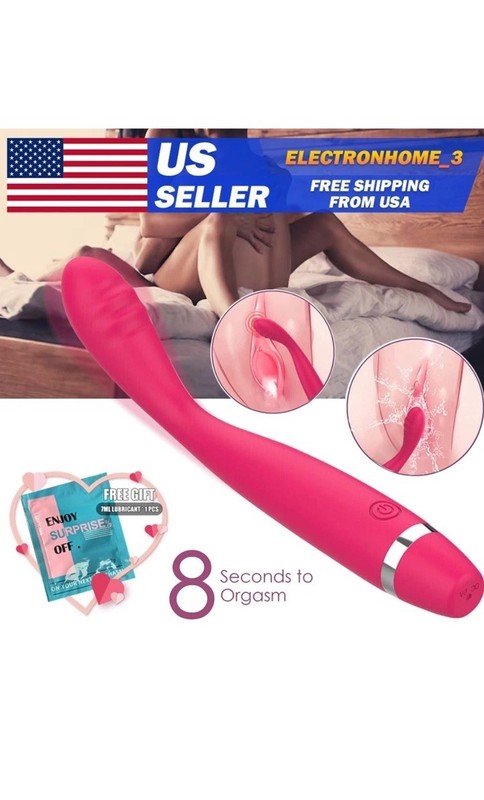 G-Spot Vibrator Dildo Clit Stimulator Anal Massager Toys for Women Orgasm (Pink)