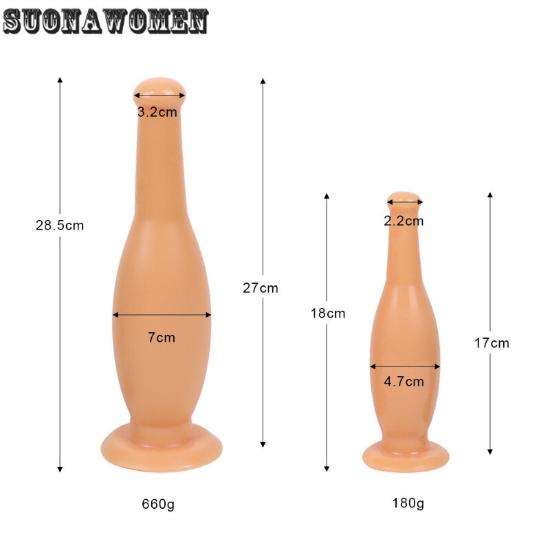New Smooth Anal Butt Plug Imitation Wine Bottle Ass Massager Large Dildo Sex Toy gallery