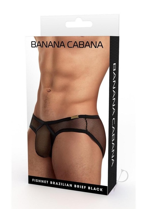 Banana Cabana Bikini Mesh – Small/Medium – Black