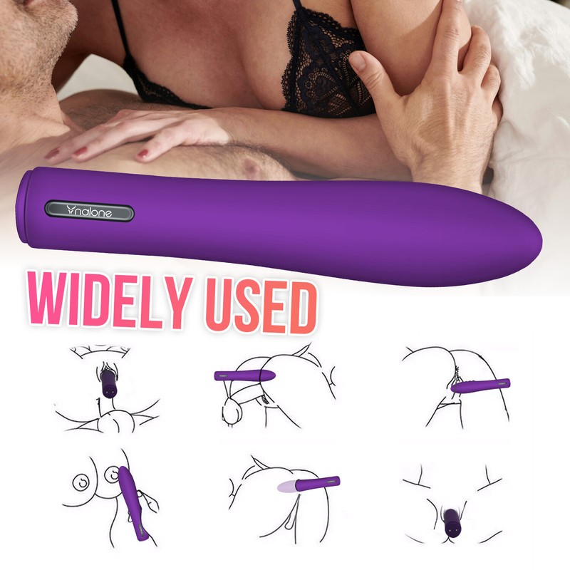 Rechargeable Extra Long Vibrating Bullet Vibrator G-spot Dildo Sex-toy for Women gallery