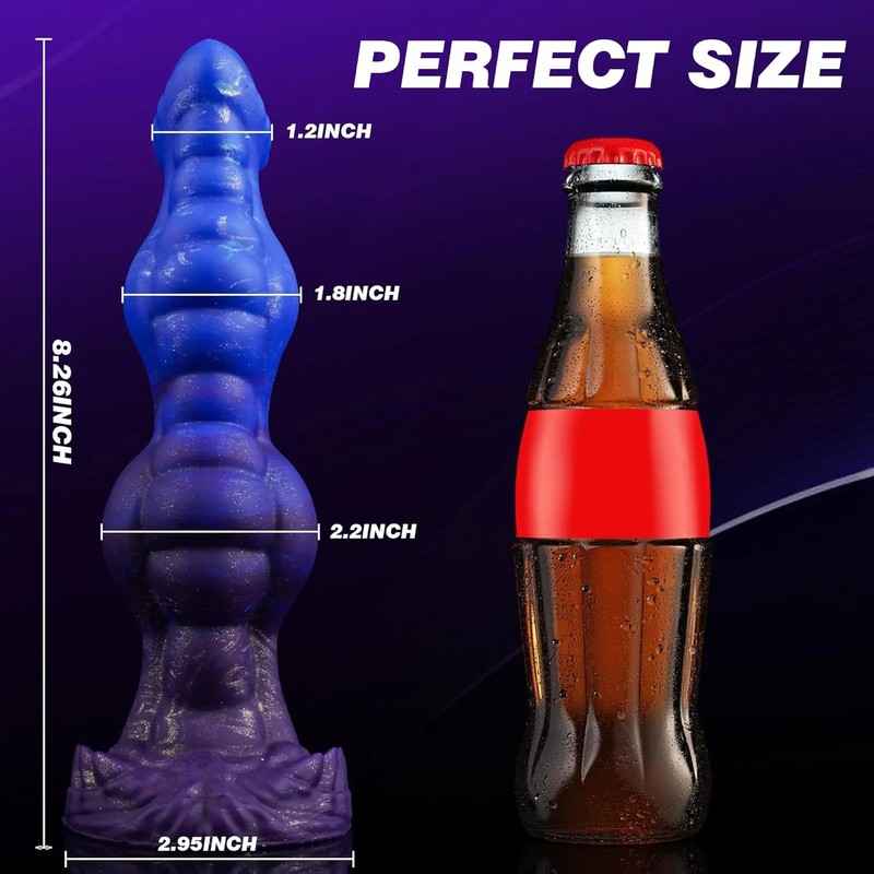 Huge Toothed Penis Silicone Anal Plug Monster Anal Dildo Butt Plug Sex Toys