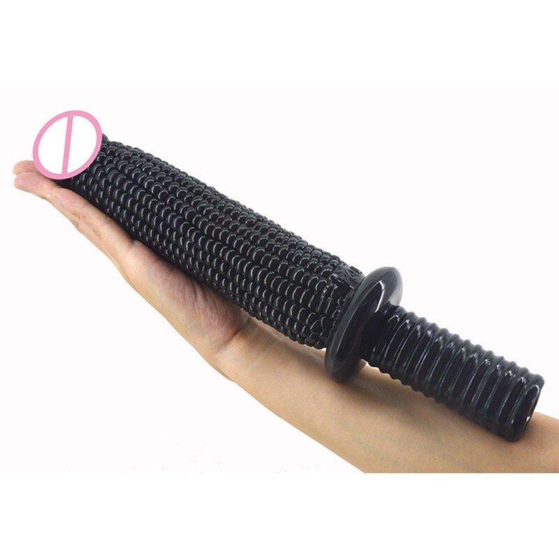 Corn Dildo With Handle Dildo Women&rsquo;s Manually Insert Vagina Masturbator Massage