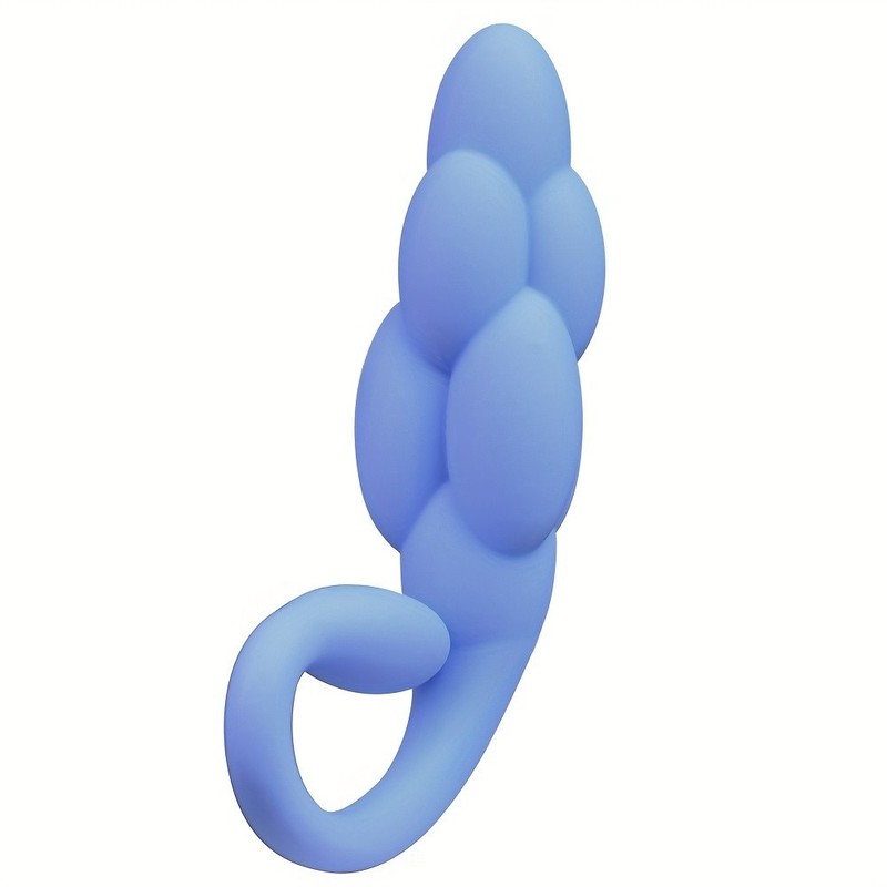 1Pc Colorful Mini Liquid Silicone Tail Plug, Soft G-spot & Anal Stimulator