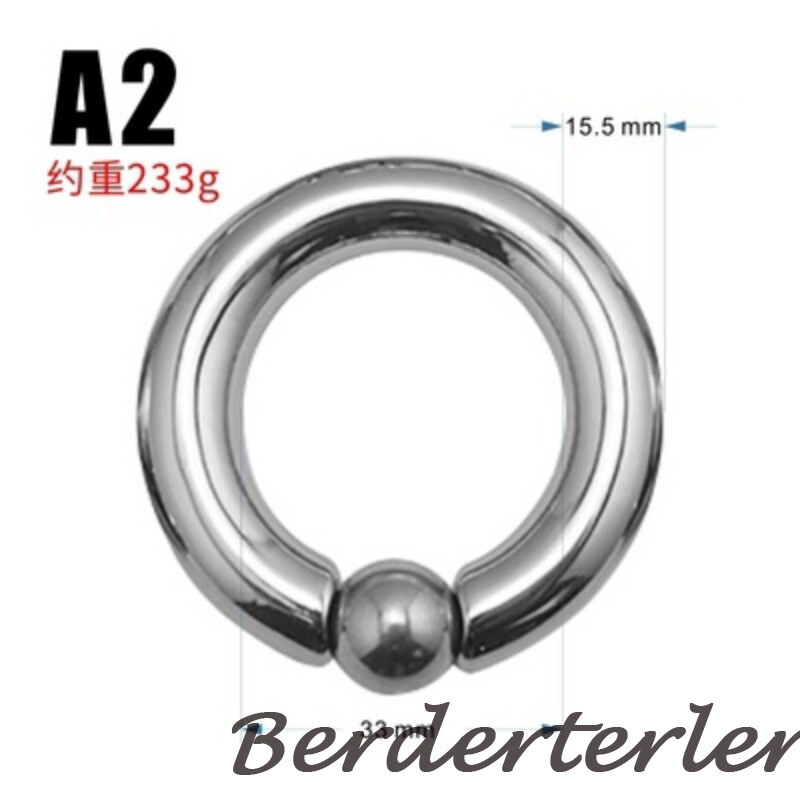 Stainless Steel Metal Penis Strecher Locking Heavy Weight Delay Ejaculation Toys