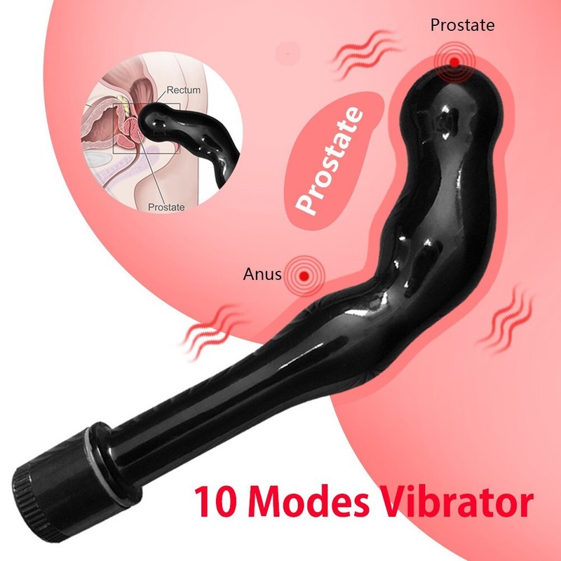 Long Anal Plug Prostate Massager Dildo Vibrator Butt Plug Sex Toys for Women Men