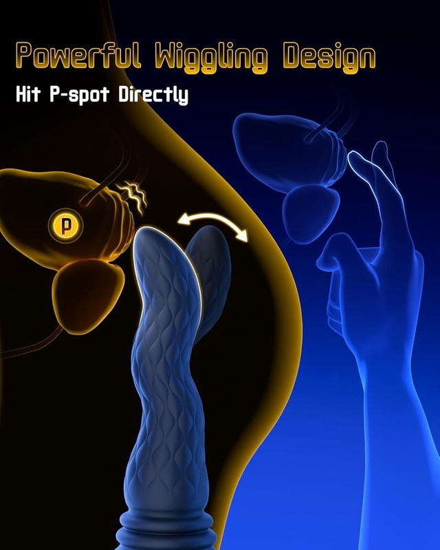 3 in 1 Prostate Massager Anal Vibrator AI-Powered Vibrating Butt Plug Male Sex gallery