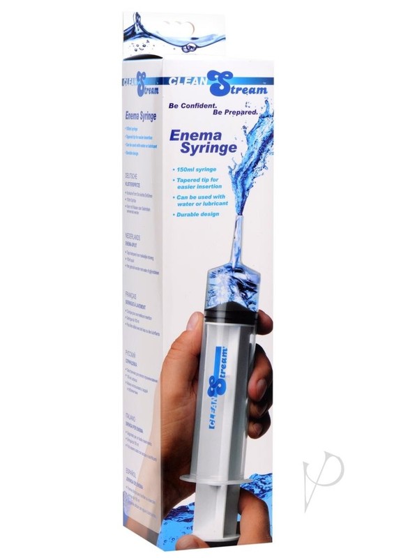 CleanStream Enema Syringe 150ml – White