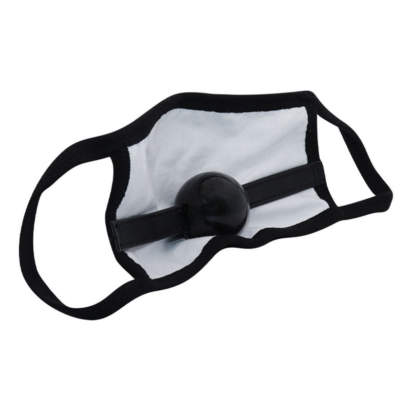 BDSM Bondage Open Mouth Gag Butt Plug Dildo Adult Game BDSM Face Mask Restraint