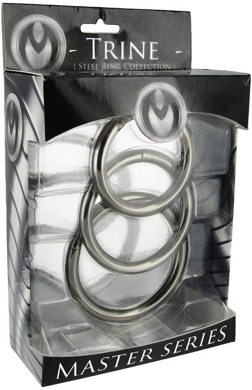 TRINE – Steel cock rings – Master series