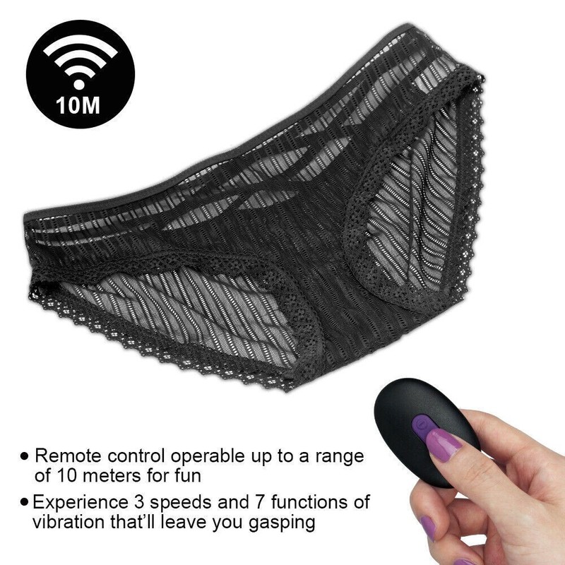 Vibrador Inalámbrico con Control Remoto, para usar y Bragas Estilo Hipster Mujer gallery