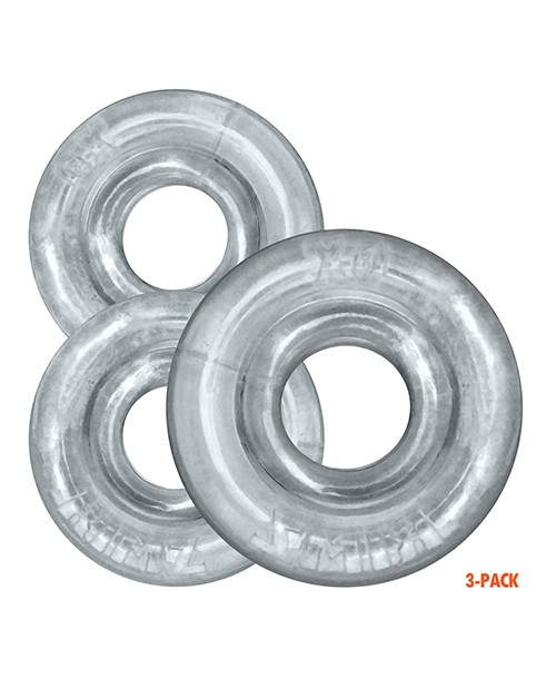 Oxballs Rimringz Multi Size 3 Pack of Cock Rings – Clear