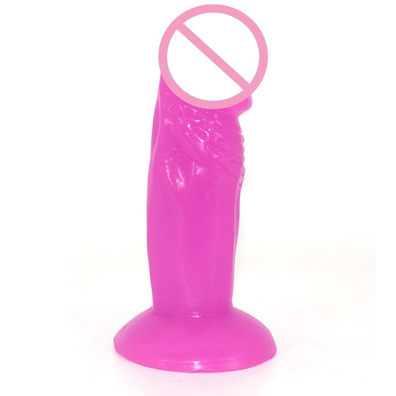 Adult Tiny Dildo Small Size Jelly Female Masturbation with Suction Cap Sex Toys