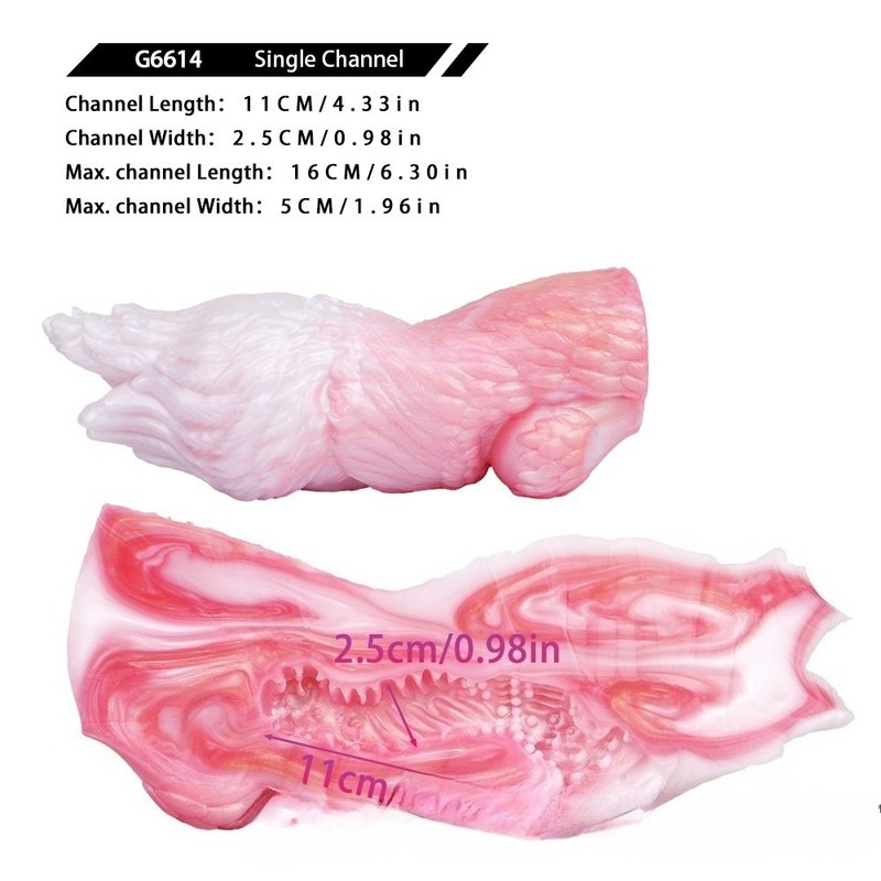 Fantasy Men's Masturbator One Channel Silicone Pocket Pussy Stroker Sex Toys gallery