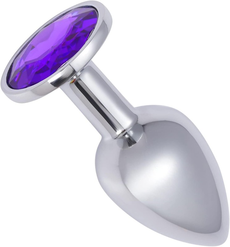 3Pcs Anal Butt Plug STAINLESS Set Sex Toy Women Men Couple Metal Dildo Jewel gallery