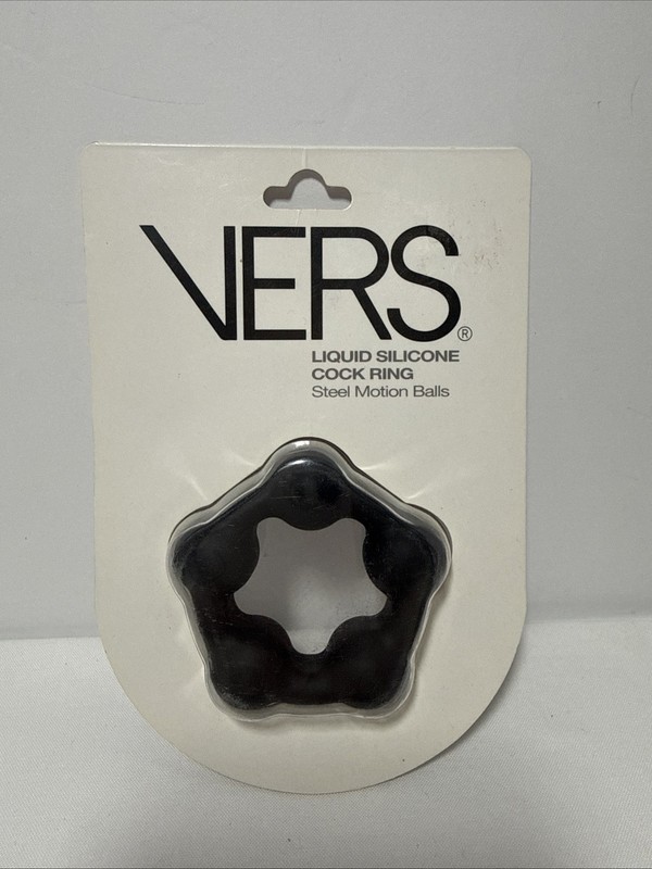 VERS Liquid Silicone Cock Ring Steel Motion Balls