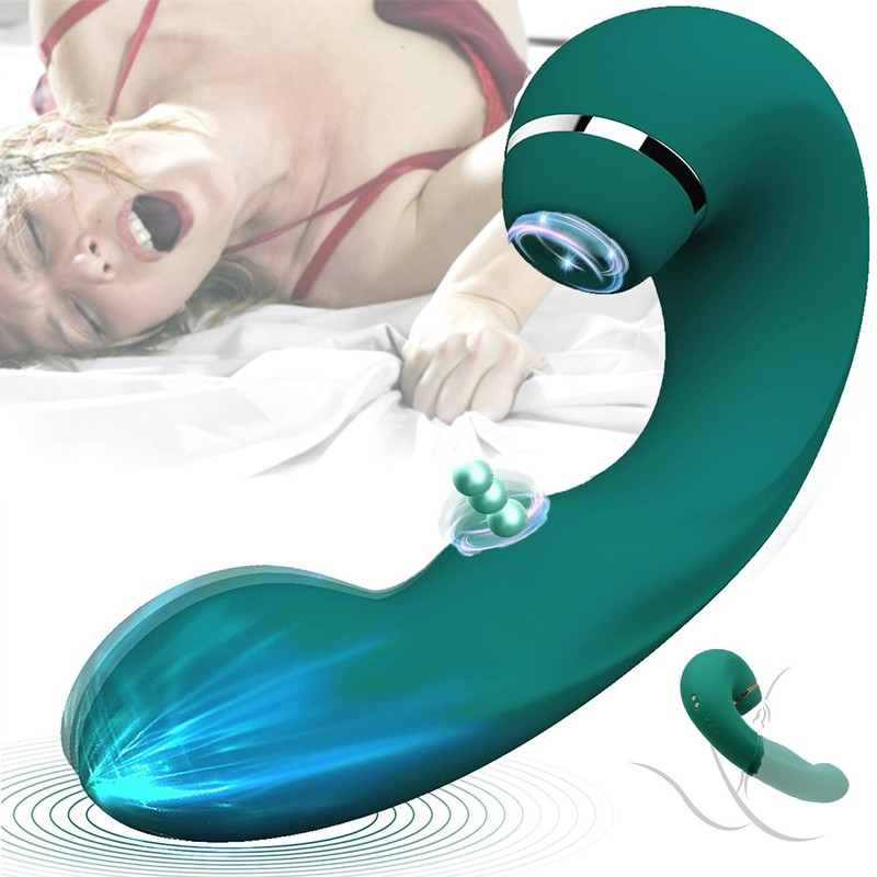 Flapping Rabbit G-spot Vibrator Clit Sucking Dildo Stimulator Sex Toys for Women
