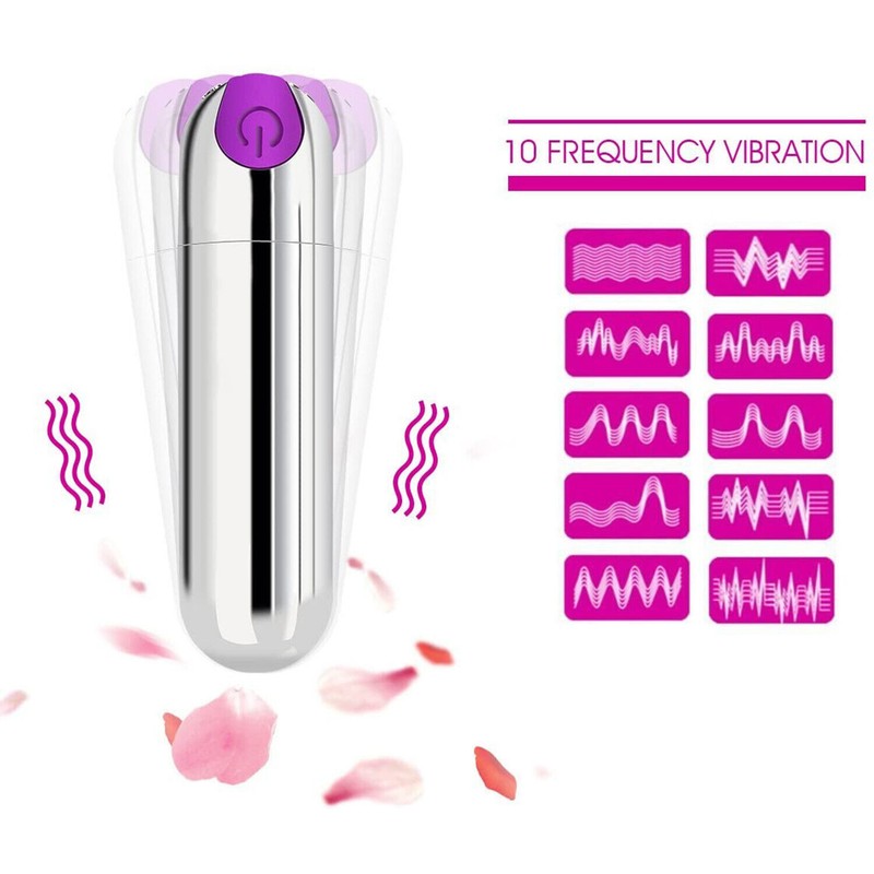 Rechargeable Bullet Vibrator G-spot Clit Mini Dildo Massager Sex Toys for Women gallery